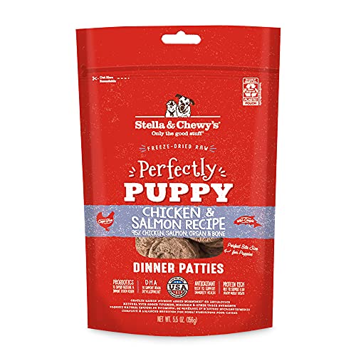 Stella & Chewy's Perfectly Puppy Chicken & Salmon Recipe Freeze-Dried Dinner Patties