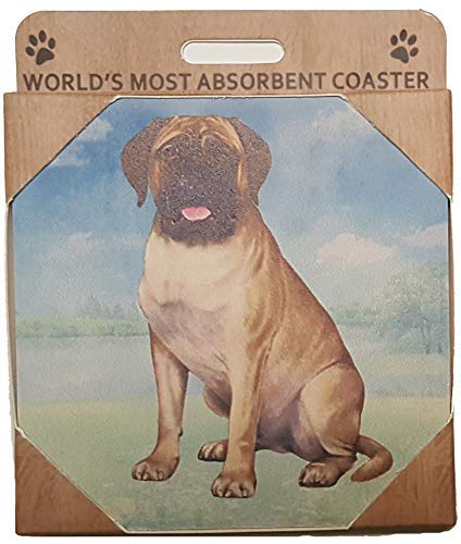 E&S Stone Coaster-Bull Mastiff