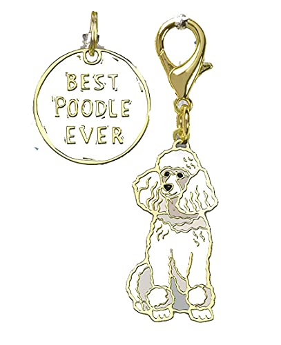 Primitives by Kathy Pet & Owner Charm Set-Best Poodle Ever