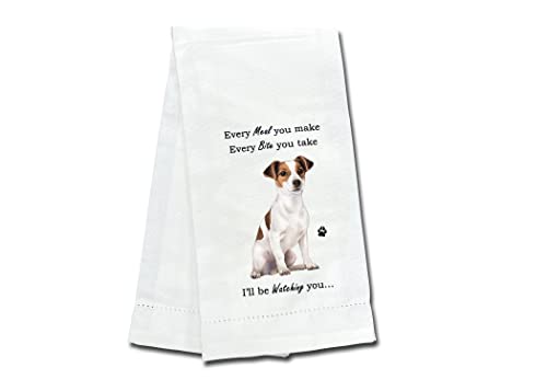 E&S Kitchen Towel I'll Be Watching You...-Jack Russell