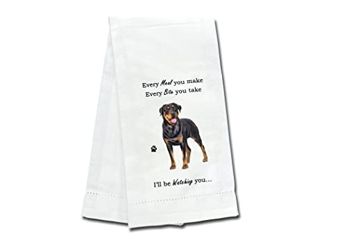E&S Kitchen Towel I'll Be Watching You...-Rottweiler