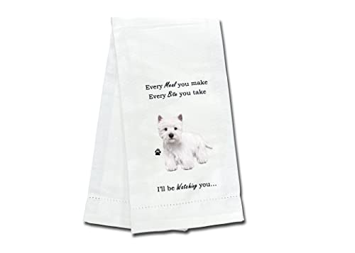 E&S Kitchen Towel I'll Be Watching You...-Westie
