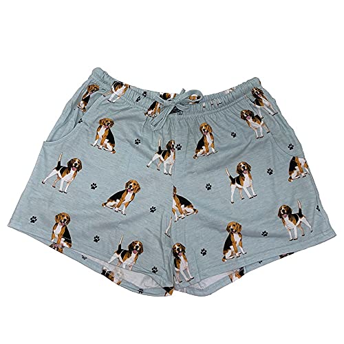 Comfies Dog Breed Lounge Shorts for Women-Beagle
