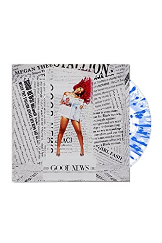 Megan Thee Stallion/Good News@White W/Blue Splatter Vinyl,2lp@Urban Outfitters Exclusive
