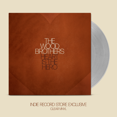 The Wood Brothers/Heart is the Hero (Clear Vinyl)