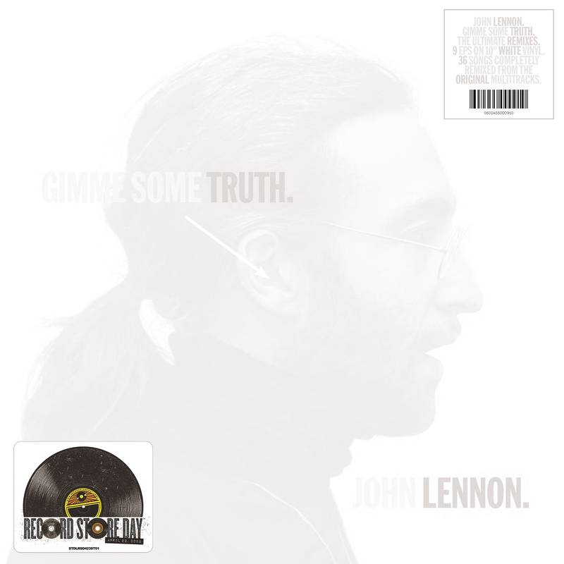 John Lennon/GIMME SOME TRUTH. (White Vinyl)@RSD Exclusive / Ltd. 500@9 x 10"