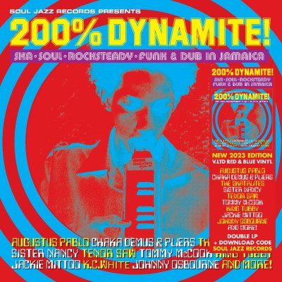 Soul Jazz Records Presents/200% Dynamite! Ska, Soul, Rocksteady, Funk & Dub In Jamaica (Red/Blue Vinyl)@RSD Exclusive