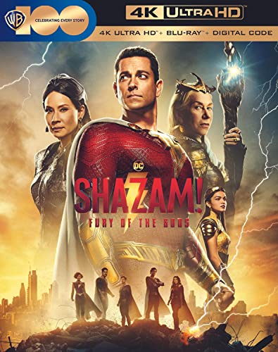 Shazam! Fury Of The Gods/Levi/Mirren/Currey@4KUHD/Blu-Ray/Digital@PG13