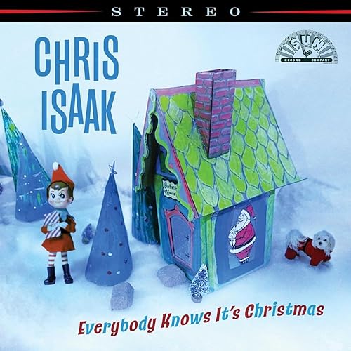 Chris Isaak/Everybody Knows It's Christmas (Deluxe) (Spring Green/Bone White Swirl Vinyl)@LP