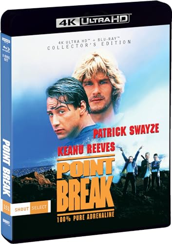 Point Break/Swayze/Reeves/Busey@R@4K-UHD/Blu-Ray/1991/2 Disc/Collectors Edition