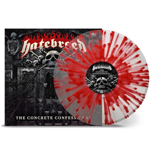 Hatebreed/Concrete Confessional (Clear Red Splatter Vinyl)@Amped Exclusive