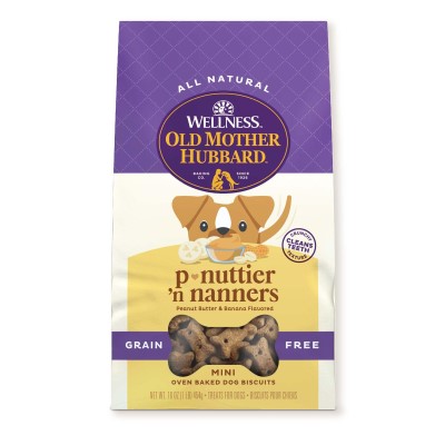 Old Mother Hubbard Grain Free Mini Oven-Baked Dog Biscuits P-Nuttier "N Nanners