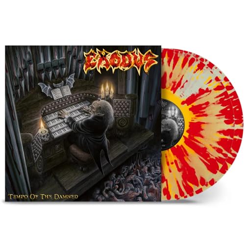Exodus/Tempo of the Damned (20th Anniversary) (Natural Yellow Red Splatter Vinyl)@Amped Exclusive