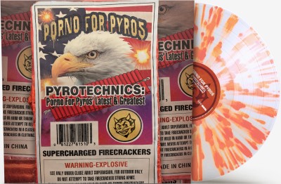 Porno for Pyros/Pyrotechnics: Porno For Pyros' Latest & Greatest (Clear w/ Orange Splatter Vinyl)@Rocktober@140g