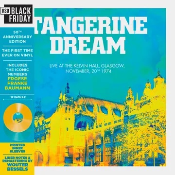 Tangerine Dream/Live at the Kelvin Hall, Glasgow 1974: 50th Anniversary Ediiton@Black Friday RSD Exclusive / Ltd. 2000 USA@2LP