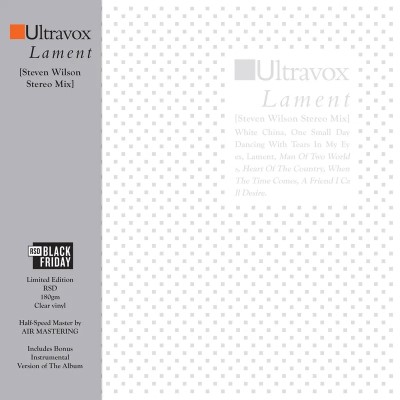 Ultravox/Lament [Steven Wilson Stereo Mix]@Black Friday RSD Exclusive / Ltd. 1200 USA@2LP