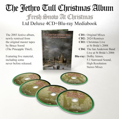 Jethro Tull/The Jethro Tull Christmas Album: Fresh Snow At Christmas@4CD+Blu-Ray Mediabook