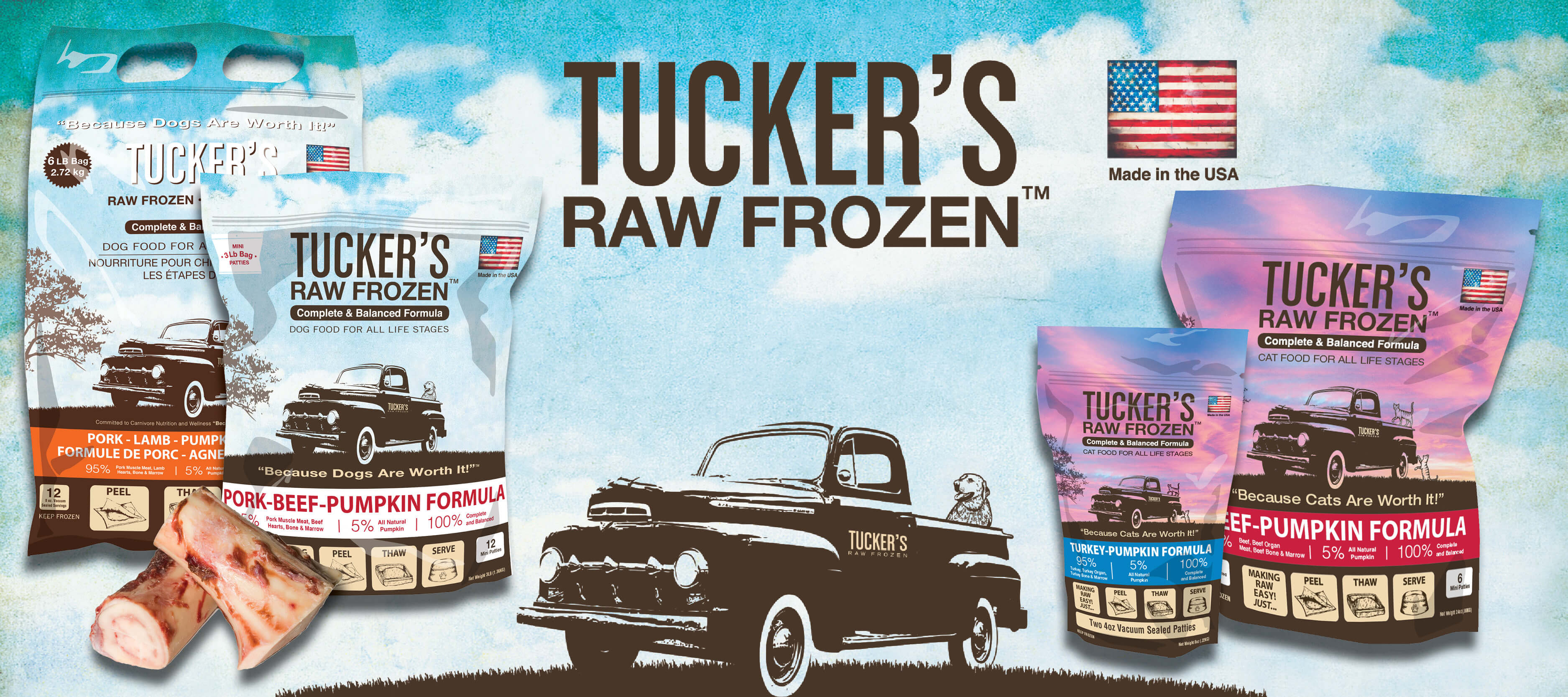 Tucker's Raw Frozen & Treats Logo