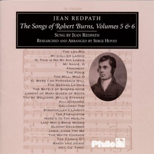 Jean Redpath Vol. 5 6 Songs Of Robert Bur 