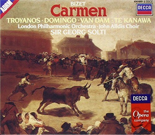G. Bizet Carmen Comp Opera Troyonas Domingo Te Kanawa Solti London Po 