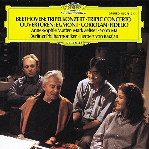 Ludwig Van Beethoven/Con Triple/Fidelio/Egmont@Mutter/Zeltser/Ma@Karajan/Berlin Po