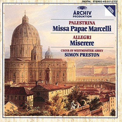 Preston/Choir Of Westminster A/Missa Papae Marcelli (+ Allegr@Preston/Westminster Abbey Choi