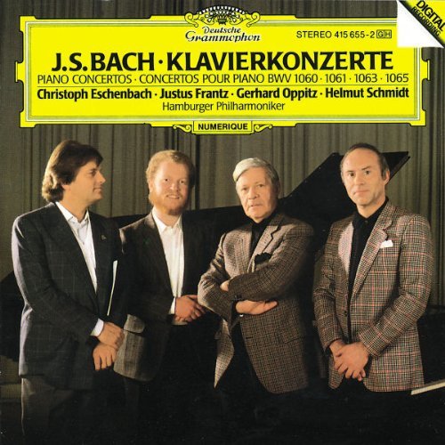 Johann Sebastian Bach Con Pno Schmidt Eschenbach Frantz 