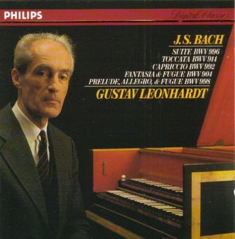 Leonhardt Gustav Bach Harpsichord Music 