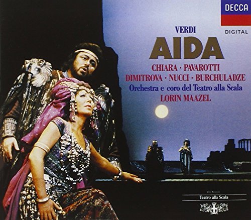 Giuseppe Verdi Aida Comp Opera Pavarotti Chiara Nucci Maazel La Scala Orch & Chorus 
