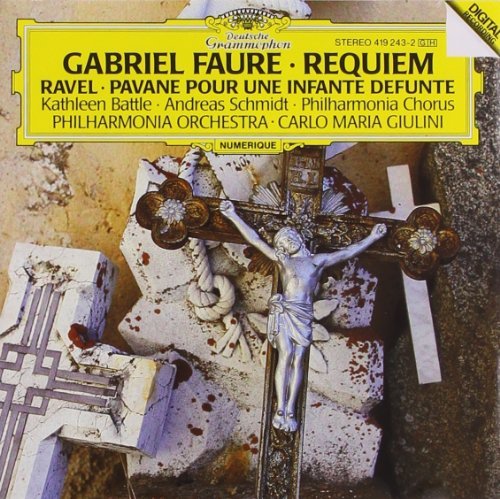 Faure/Ravel/Requiem/Pavane@Battle (Sop)/Schmidt (Bar)@Giulini/London Po