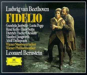 L.V. Beethoven Fidelio Comp Opera Janowitz Kollo Fischer Dieskau Bernstein Vienna Po 