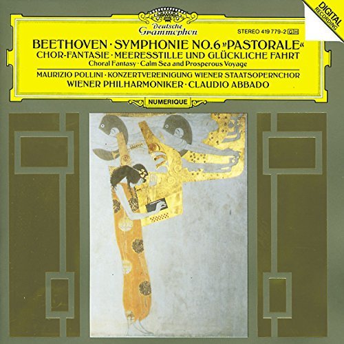 L.V. Beethoven Sym 6 Choral Fant Calm Sea Pro Pollini Vienna Opera Chorus Abbado Vienna Phil Orch 
