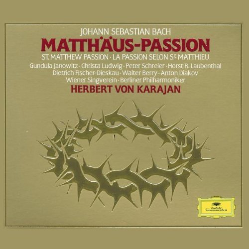 Johann Sebastian Bach/St. Matthew Passion@Janowitz/Ludwig/Schreier/&@Karajan/Vienna Singverein
