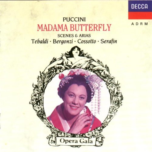 Puccini G. Madama Butterfly Hlts Tebaldi Bergonzi Cossotto Serafin Accademia Santa Cecili 