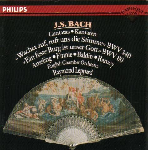 Johann Sebastian Bach Raymond Leppard English Cham Cantatas Bwv 140 & 80 