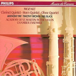 Academy Of St. Martin In The F Clarinet & Horn Quintets Pay Brown Black Marriner Asmf 