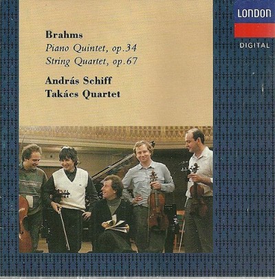 Brahms Schiff Takacs Quart Piano Quintet String Quartet 