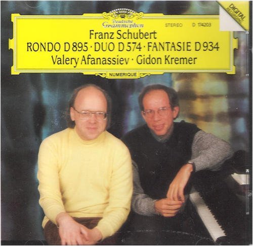 F. Schubert/Rondo D 895 / Duo D574 / Fantasie D 934