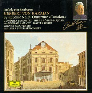 L.V. Beethoven/Sym 9 Choral/Coriolan Ovt@Janowitz/Rossel-Majdan/Berry@Karajan/Berlin Phil