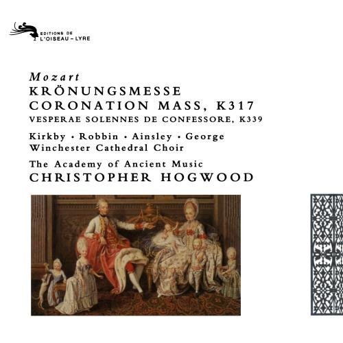 W.A. Mozart/Mass Coronation/Vesperae Solen@Kirkby/Robbin/Ainsley/George@Hogwood/Aam