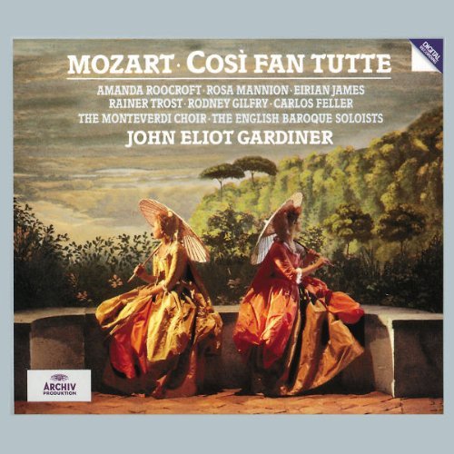 W.A. Mozart Cosi Fan Tutte Comp Opera Roocroft Mannion James Trost + Gardiner English Baroque Soloi 