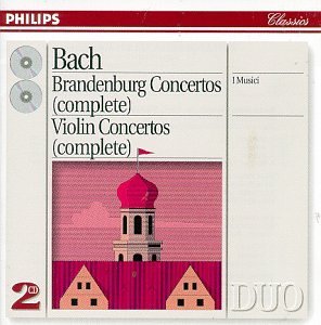 Johann Sebastian Bach Brandenburg Con 1 3 Con Vn Com 2 CD I Musici 