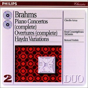 J. Brahms/Con Pno-Comp/Ovt-Comp@2 Cd Set@Arrau/Royal Concertgebouw/Hait