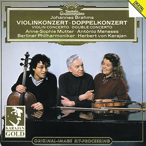 J. Brahms/Con Vn/Con Dbl@Mutter (Vn)/Meneses (Vc)@Karajan/Berlin Phil