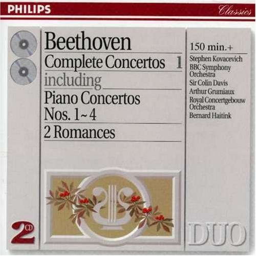 Kovacevich Davis Bbc Symphony Complete Concertos 1 Piano Kovacevich (pno) Grumiaux (vn) Davis & Haitink Various 