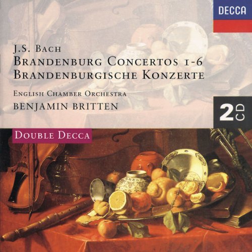 Britten English Chamber Orch. Brandenburg Concerti 1 6 2 CD Britten Scottish Co 