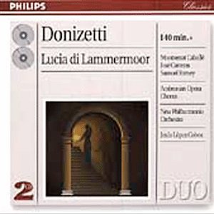 G. Donizetti Lucia Di Lammermoor Comp Opera Caballe Carreras Ramey Cobos New Po 