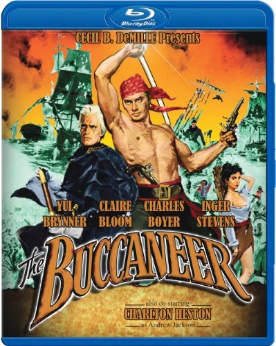 Buccaneer (1958) Brynner Heston Bloom Blu Ray Ws Nr 