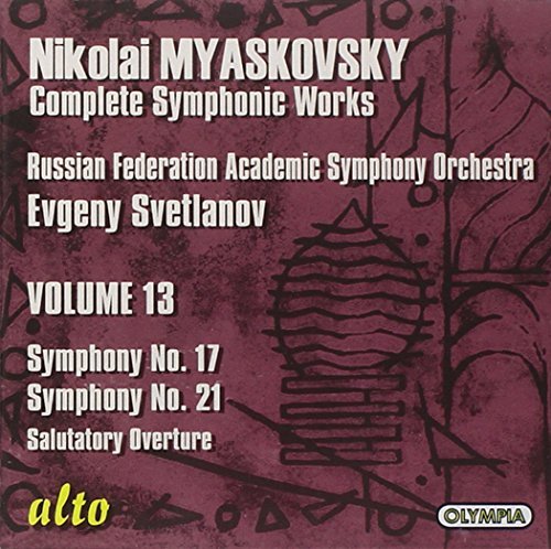 N. Myaskovsky/Symphony 17/41/21/51@Svetlanov/Russian Federation A
