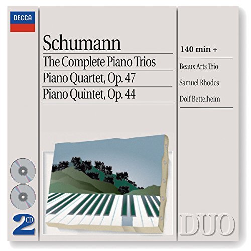 SCHUMANN,R./BEAUX ARTS TRIO/Complete Piano Trios/Piano Qua@Rhodes (Va)/Bettelheim (Vn)@Beaus Arts Trio